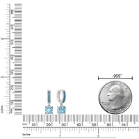 2.6 ct.t.w. ISQA Sky Blue Topaz Earrings in Sterling Silver