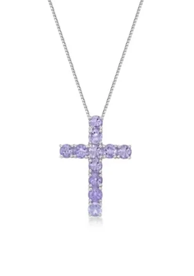 1 3/4 ct. t.w.Amethyst Pendant Necklace in Sterling Silver