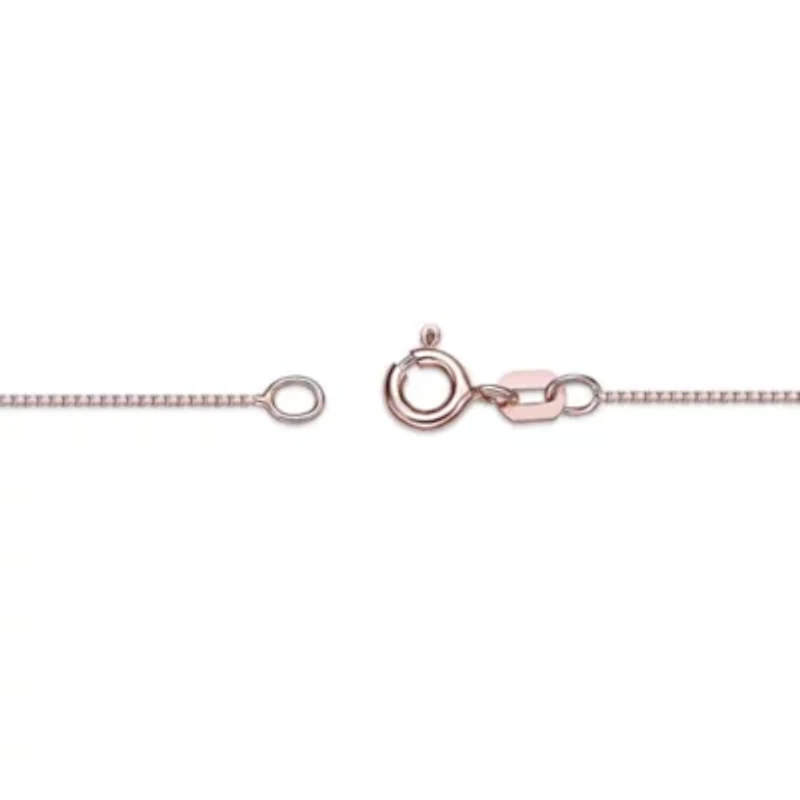 10K Rose Gold Pear-Shaped Pink Amethyst Pendant with Diamond Accents