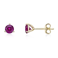 Lab Created 1 1/5 ct. t.w. Created Ruby Stud Earrings in 10K Gold