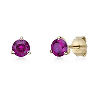 Lab Created 1 1/5 ct. t.w. Created Ruby Stud Earrings in 10K Gold
