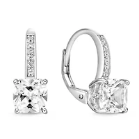 Lab Created 2 3/8 ct. t.w. White Sapphire Drop Earrings in Sterling Silver