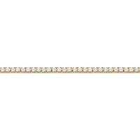 Lab Created 10 1/2 ct. t.w. White Sapphire Bracelet in Gold Plated Silver