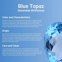 3/4 ct. t.w. Blue Topaz Heart Pendant in Sterling Silver