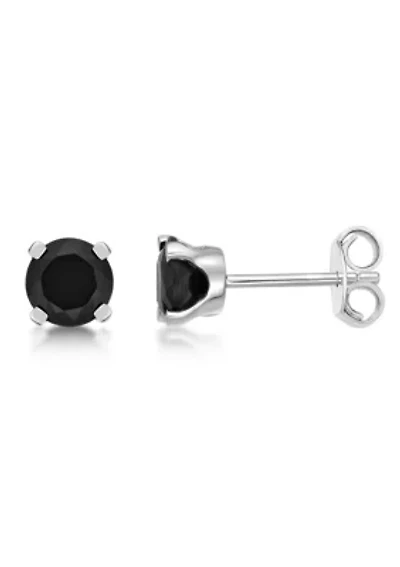 0.7 ct. t.w. Black Onyx Stud Earrings in Sterling Silver