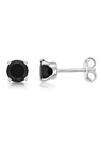 0.7 ct. t.w. Black Onyx Stud Earrings in Sterling Silver
