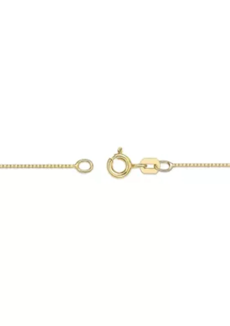 0.8 ct. t.w. Emerald and 0.25 ct. t.w. Diamond Pendant Necklace in 10K Gold
