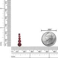 1 1/2 ct. t.w. Garnet Pendant Necklace in 2 Micron 18k Gold Plated Silver