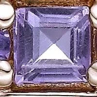 1.1 ct. t.w. Amethyst Bar Pendant Necklace in 2 Micron 18k Rose Gold Plated Silver