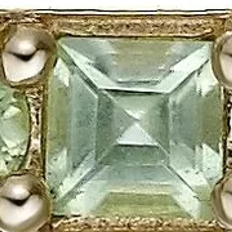 1.54 ct. t.w. Peridot Bar Pendant Necklace in 2 Micron 18k Rose Gold Plated Silver