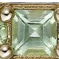 1.54 ct. t.w. Peridot Bar Pendant Necklace in 2 Micron 18k Rose Gold Plated Silver