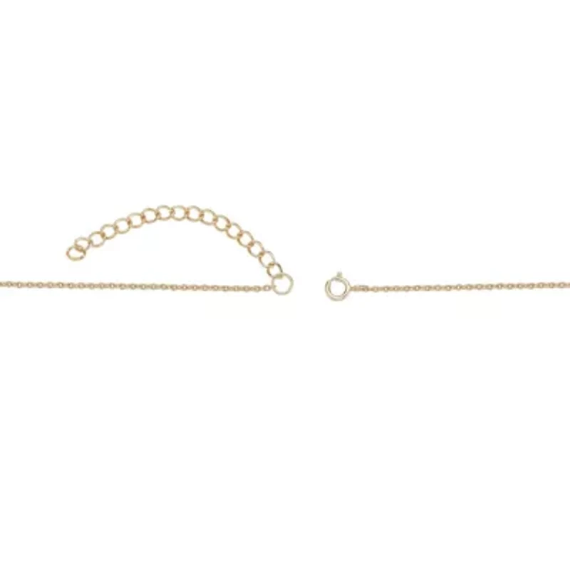 1.54 ct. t.w. Peridot Bar Pendant Necklace in 2 Micron 18k Rose Gold Plated Silver