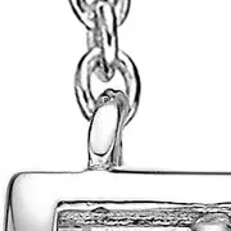 1.21 ct. t.w. White and Blue Topaz Bar Pendant Necklace in 2 Micron 18k Rose Gold Plated Silver