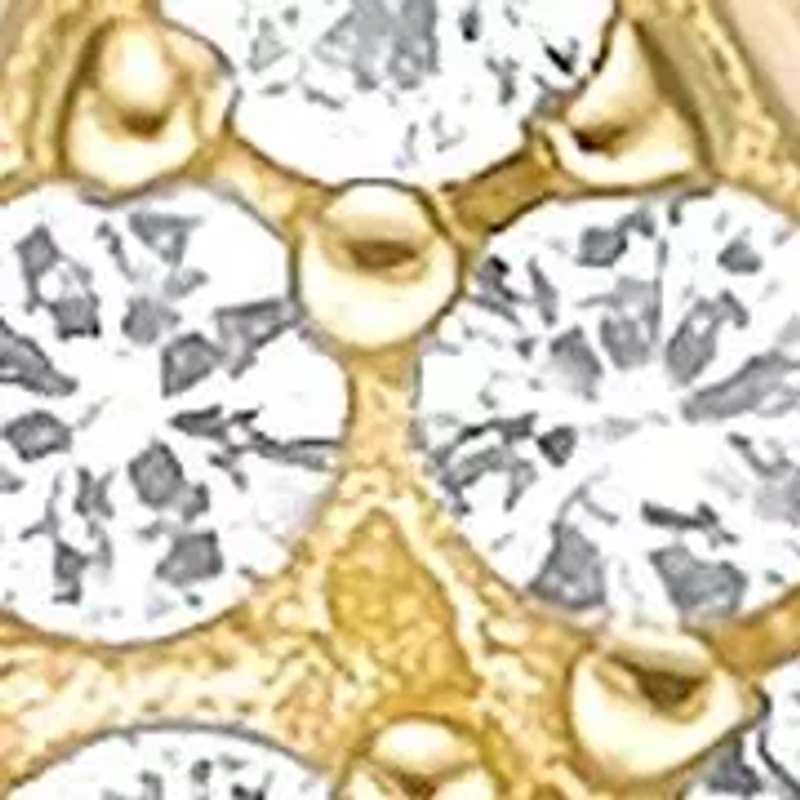 Lab Created 1/3 ct. t.w. Created White Sapphire Star of David Pendant Necklace in 2 Micron Gold Plated Silver