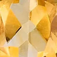 Gold Over Silver Citrine & Lab-Created White Sapphire Earrings