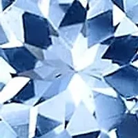 10K White Gold Aquamarine & 1/10 Carat T.W. Diamond Pendant Necklace