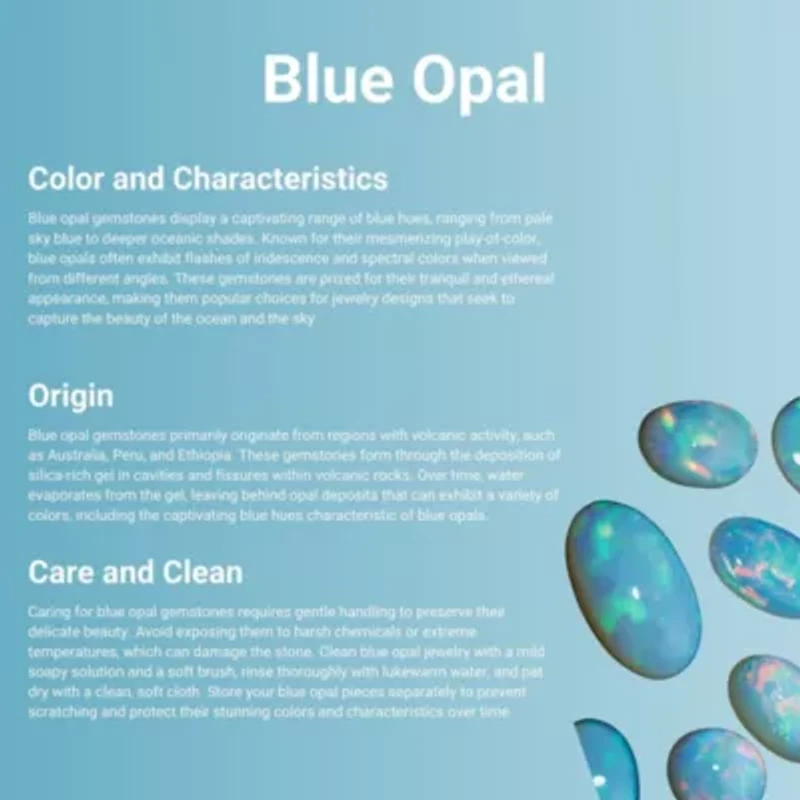 3 1/5 ct. t.w. Created Blue Opal Heart Pendant in Sterling Silver