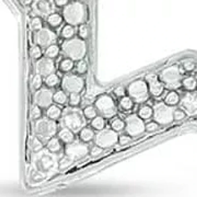 Diamond Accent Star Pendant in Sterling Silver