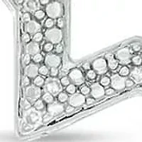 Diamond Accent Star Pendant in Sterling Silver