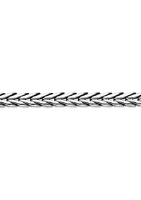 Stainless Steel 9mm Chevron Bracelet in 9"
