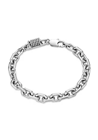 Stainless Steel Link Chain Bracelet in 8.5"