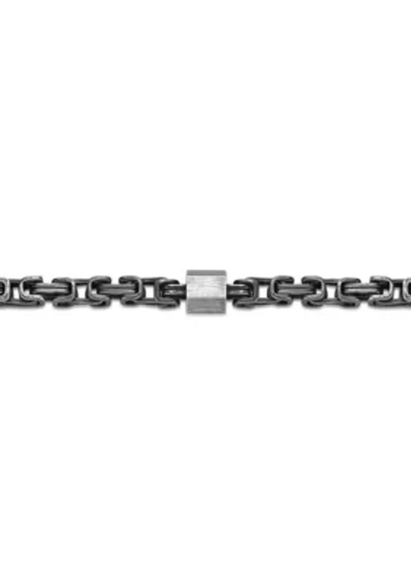 Stainless Steel Bracelet with  Antique Black Ip