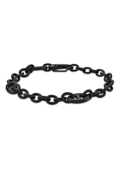Stainless Steel Bracelet with  Black Ip