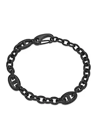 Stainless Steel Bracelet with  Black Ip