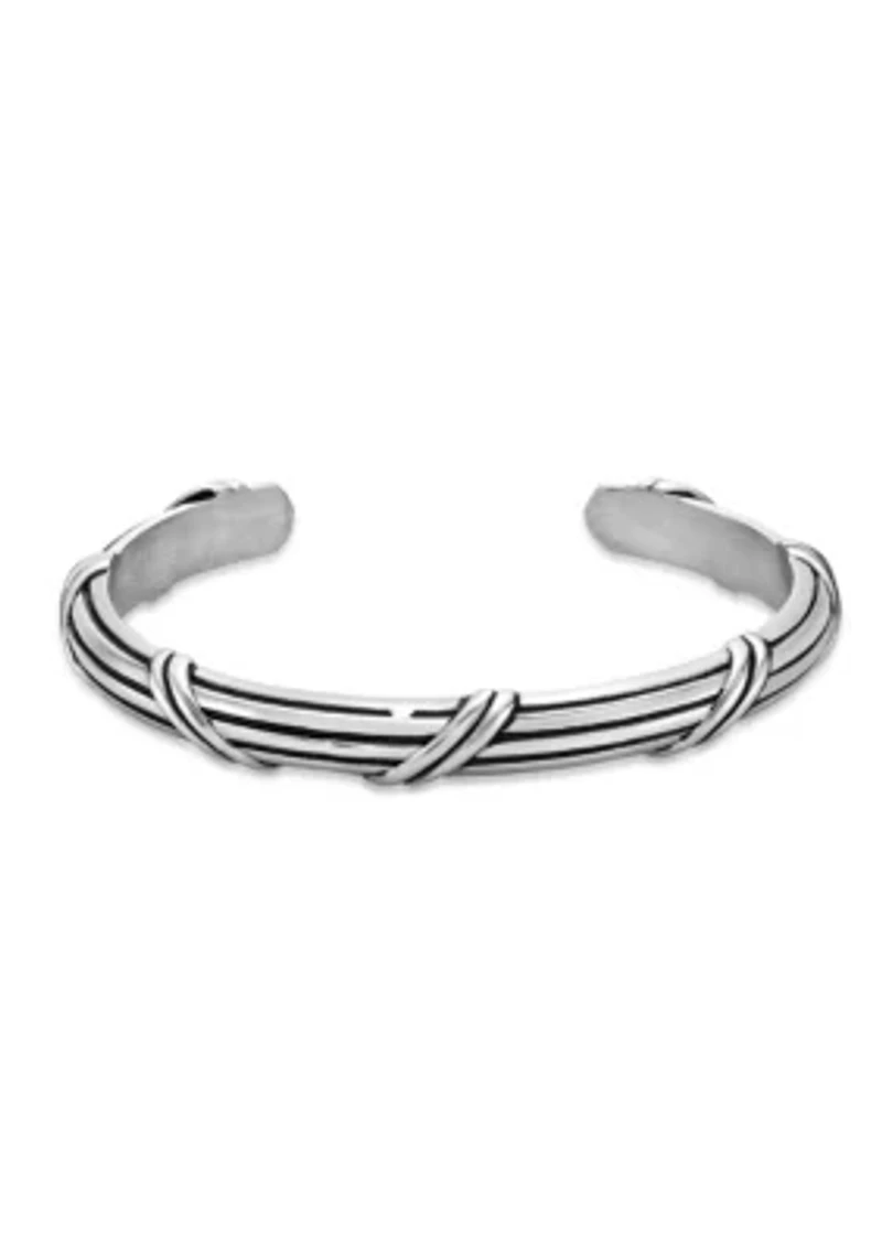 Matte Finish Stainless Steel Cuff bangle Bracelet