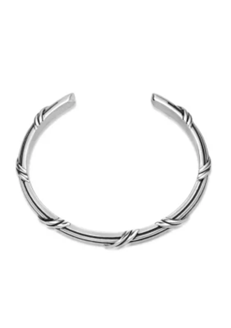 Matte Finish Stainless Steel Cuff bangle Bracelet