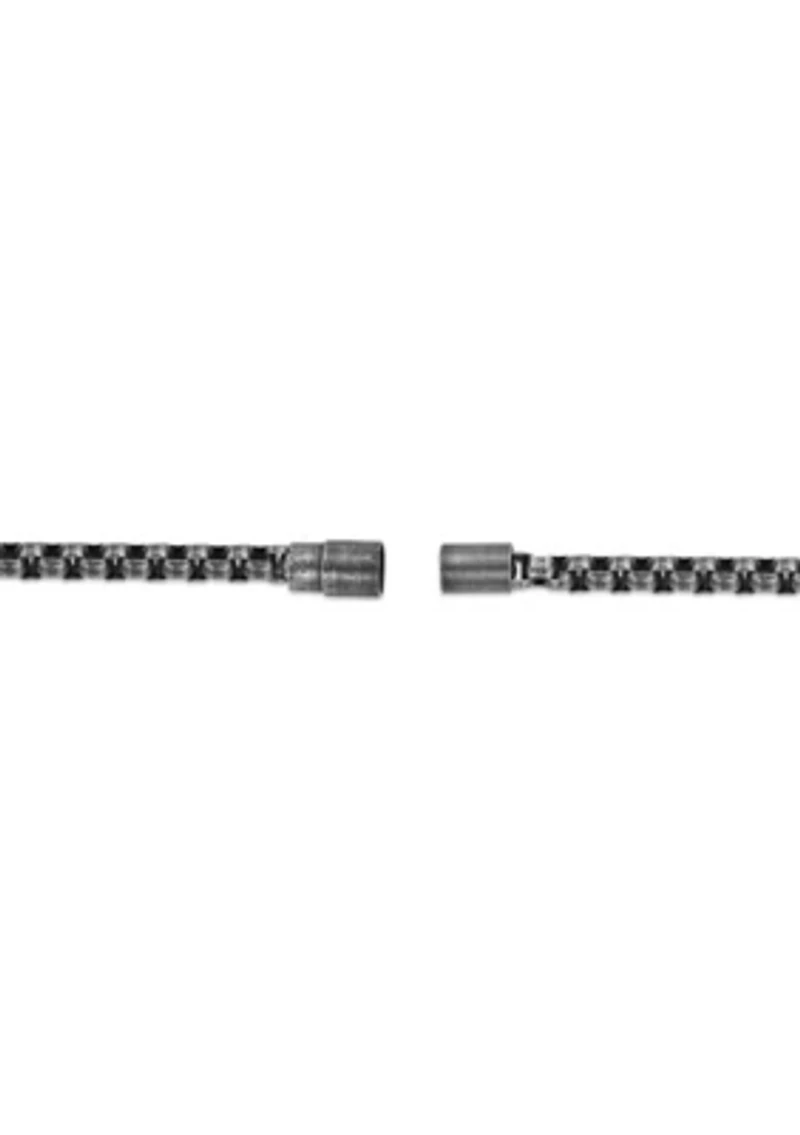Stainless Steel Bracelet with  Antique Black Ip