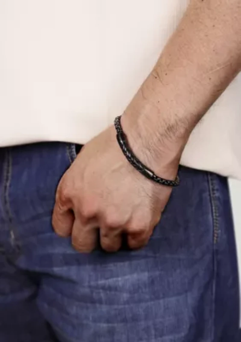 Stainless Steel Bracelet with  Antique Black Ip
