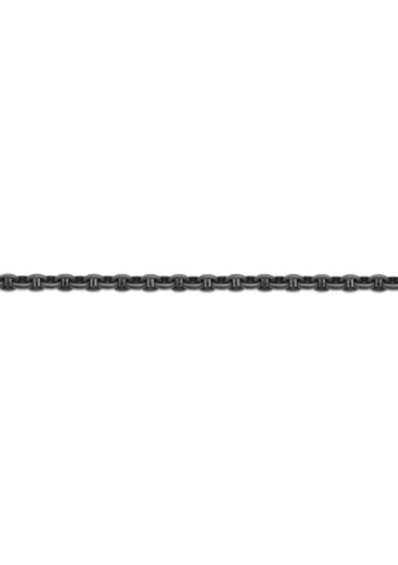 Stainless Steel Link Chain with Antique Black Finish