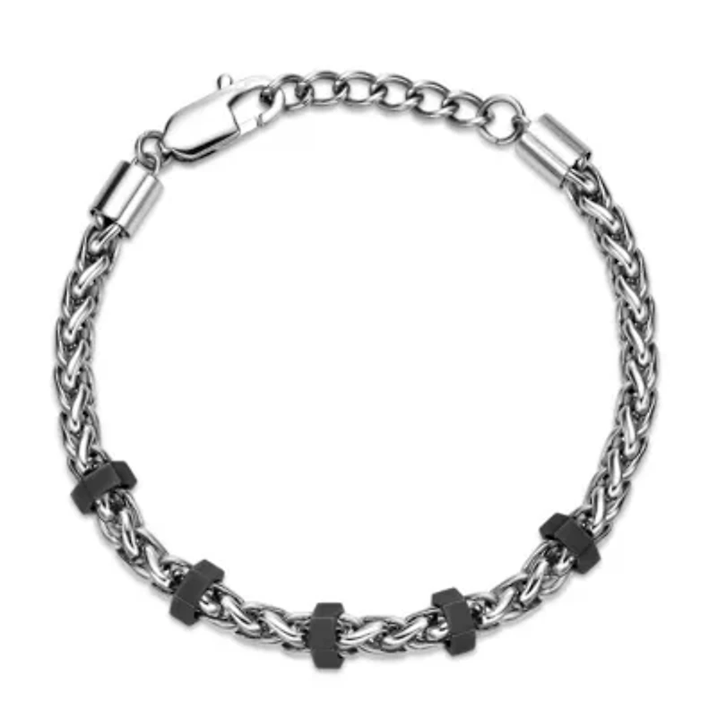 Stainless Steel Wheat Chain Bracelet