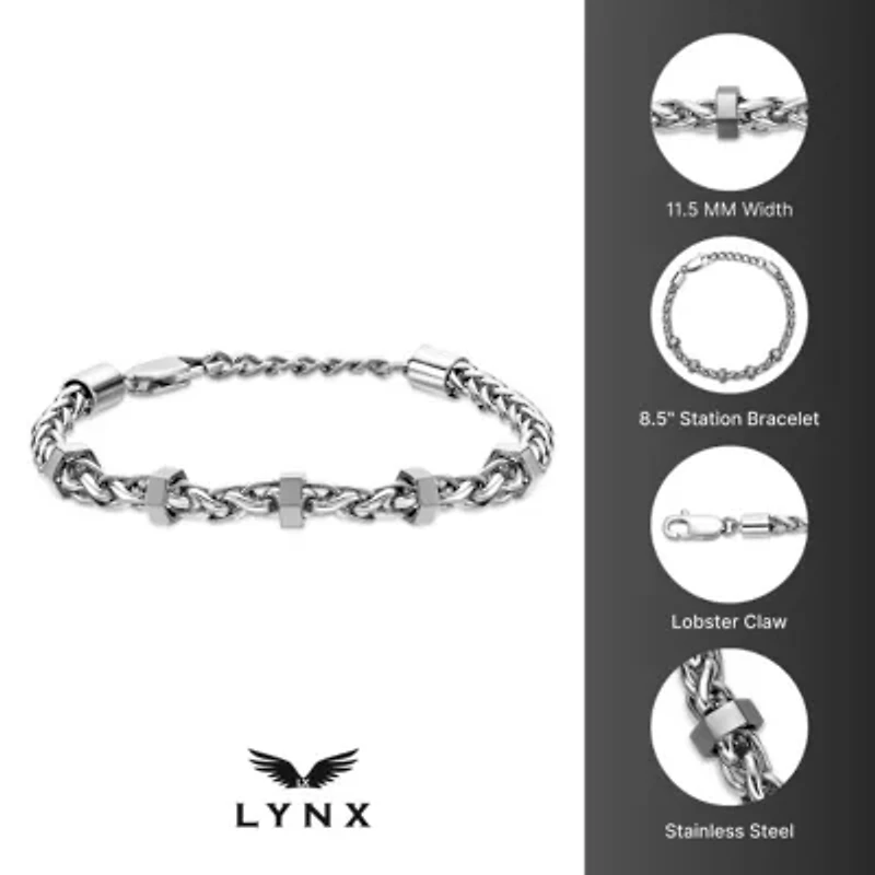 Stainless Steel Wheat Chain Bracelet