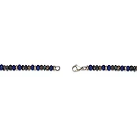 Yellow Ion-Plated Stainless Steel Multi Stone Bracelet