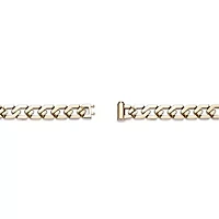 Yellow Ion-Plated Stainless Steel Fancy Link Chain Bracelet