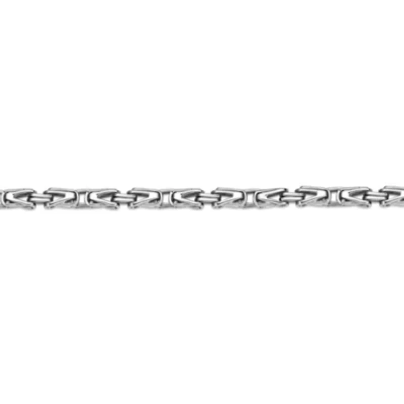 Stainless Steel Byzantine Chain Bracelet
