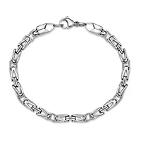 Stainless Steel Byzantine Chain Bracelet