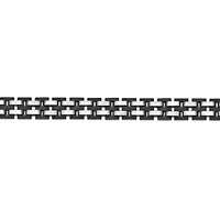 Black Ion–Plated Stainless Steel Link Bracelet