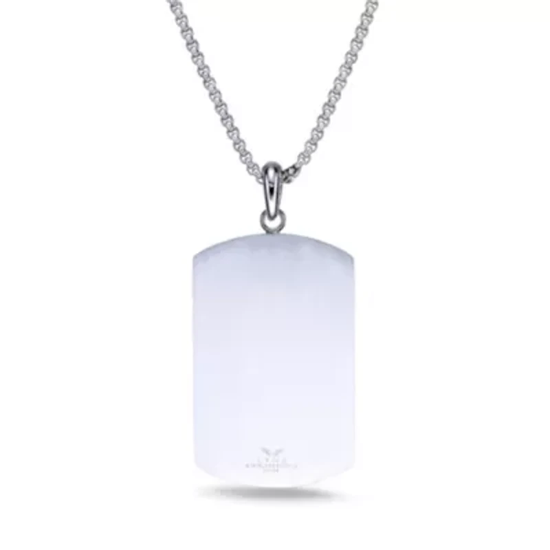 Stainless Steel Dog Tag Pendant Necklace