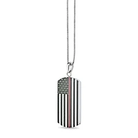 Stainless Steel Dog Tag Pendant Necklace
