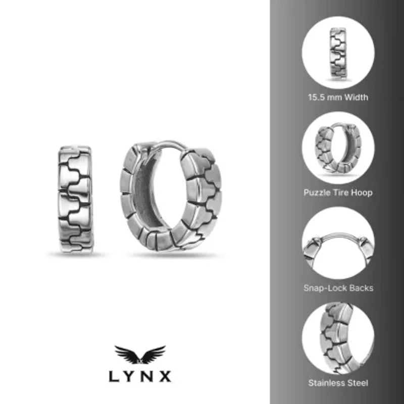 Hoop Earrings in Stainless Steel