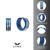 Hoop Earrings in Ion Plated Stainless Steel