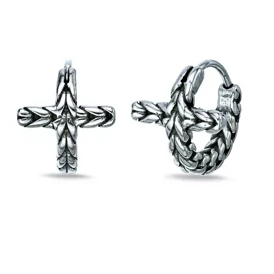 Hoop Earrings in Ion Plated Stainless Steel