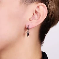 Cone Hoop Earrings in Stainless Steel