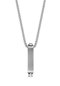 Stainless Steel Skull Pendant with 24" Round Box Chain