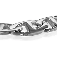 9 Inch Stainless Steel Marine Link Chain Bracelet with Gip