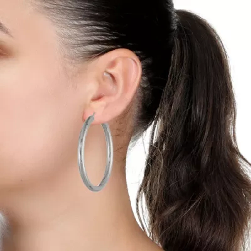 Hoop Earrings in Stainless Steel