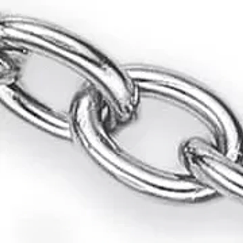 Stainless Steel "Love" Puffed Heart Charm Bracelet